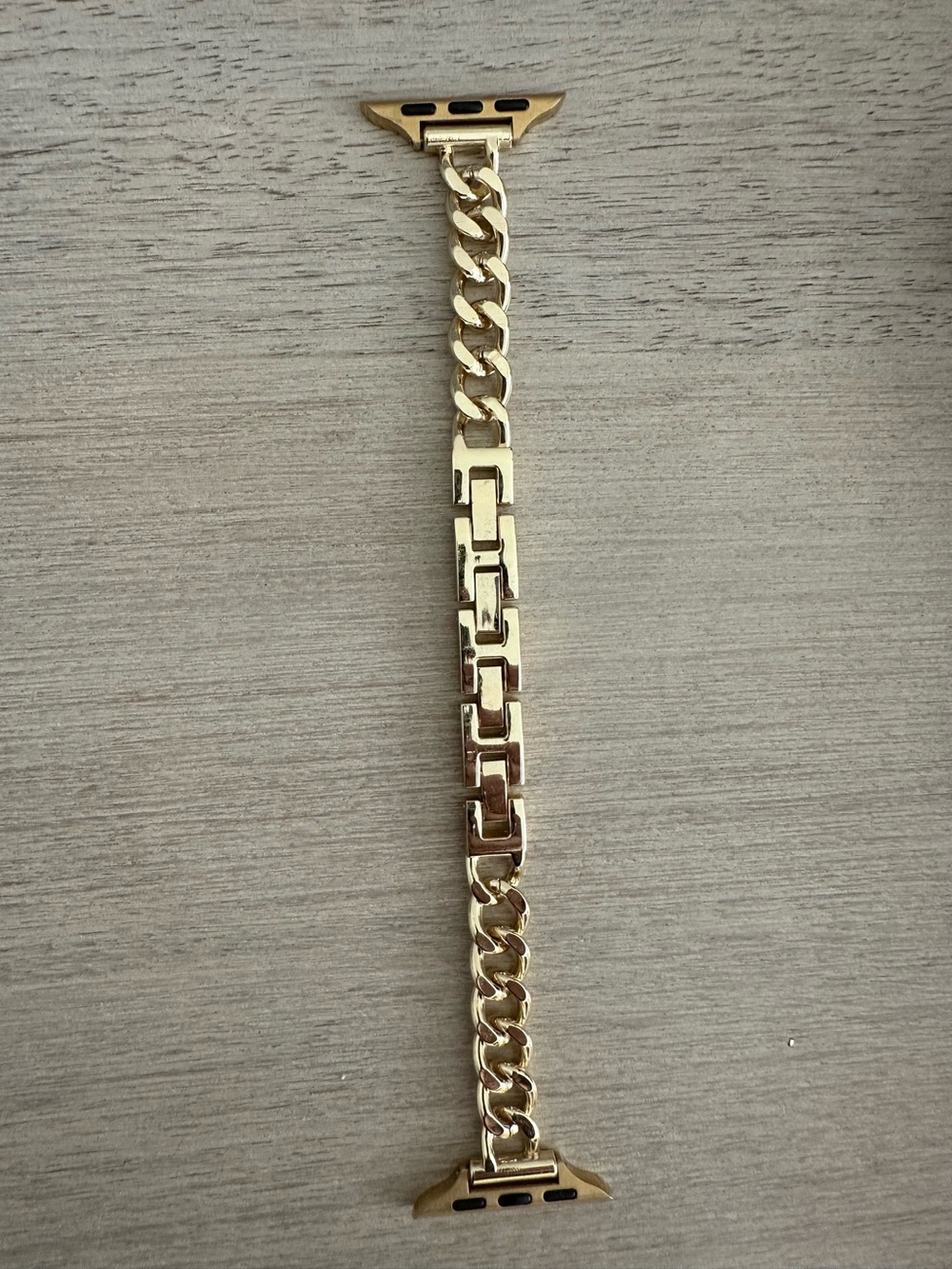 Gold chain Apple Watch band
